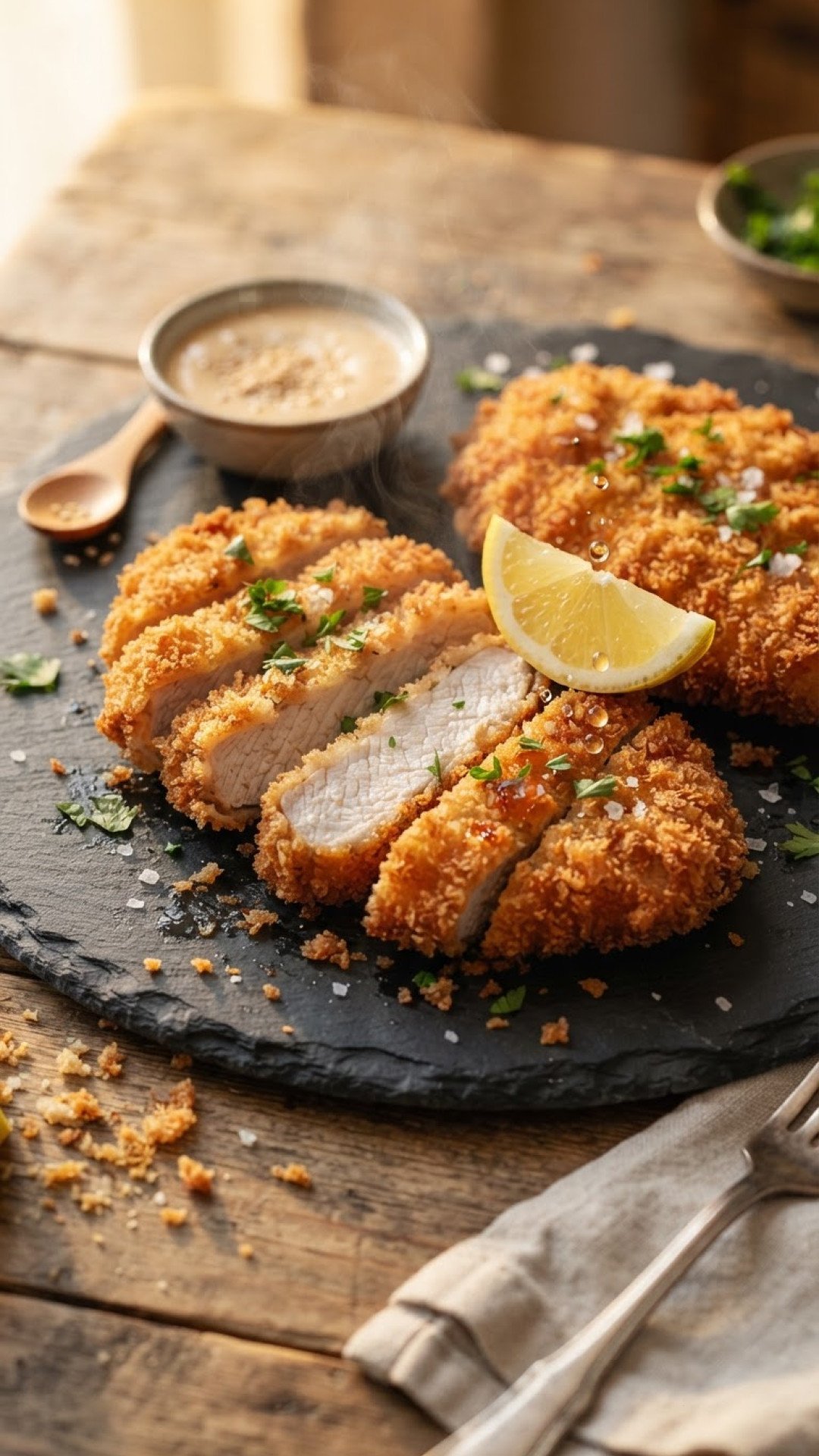 Air Fryer Pork Cutlets Preparation