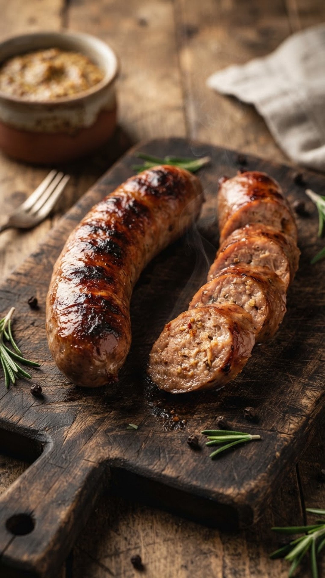 Air Fryer Smoked Sausage Preparation