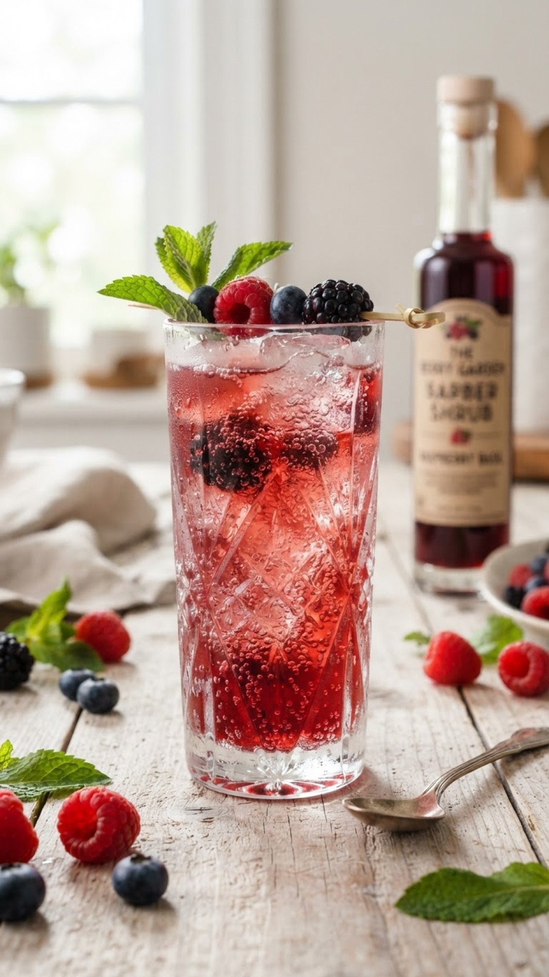 Berry Shrub Concentrate Preparation