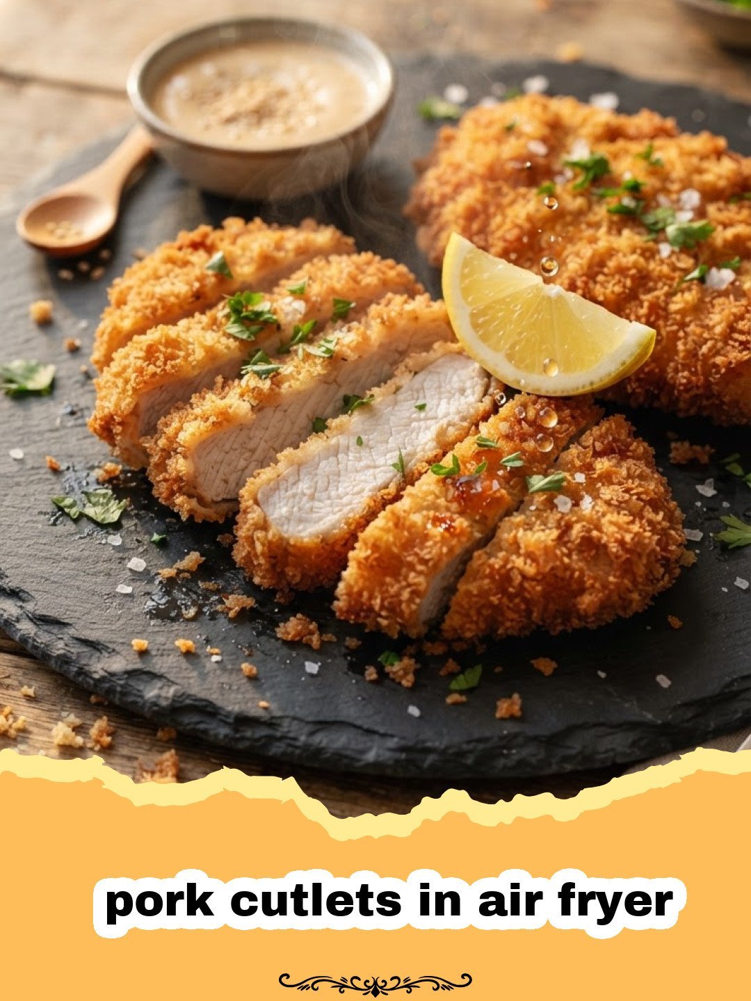 Crispy Pork Cutlets in the Air Fryer