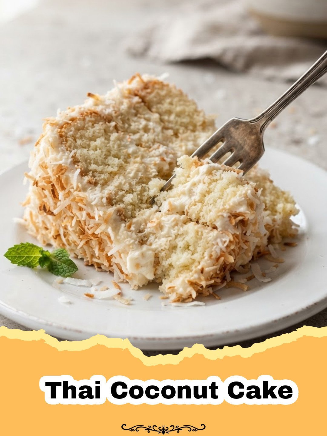 Easy Thai Coconut Cake: A Budget-Friendly Dessert