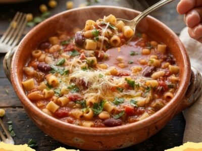 Hearty and Budget-Friendly Pasta e Fagioli Soup