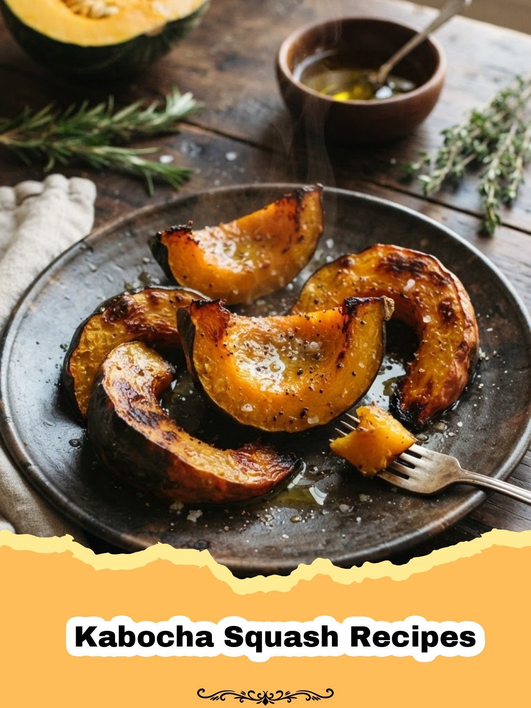 Simple Roasted Kabocha Squash: Easy Kabocha Squash Recipes