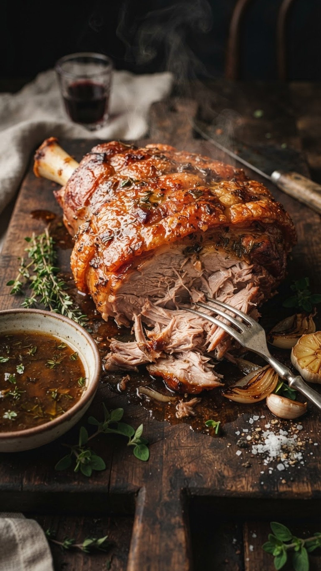 Slow-Roasted Pork Shoulder Preparation